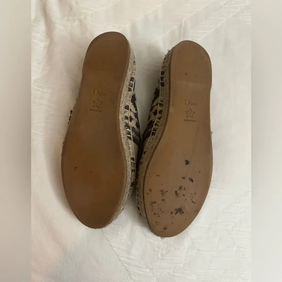Dior Women's Espadrilles - Brown and Black - Picture 3 of 4